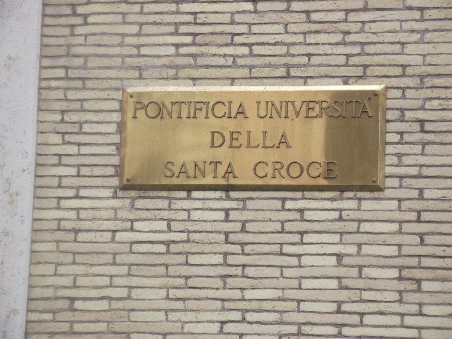Pontifical University of the Holy Cross in Rome.